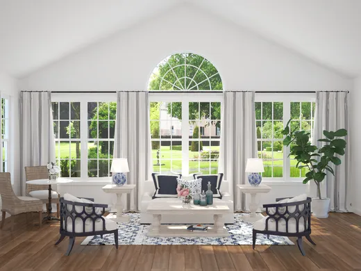 Living Room · Coastal designed by Alissa