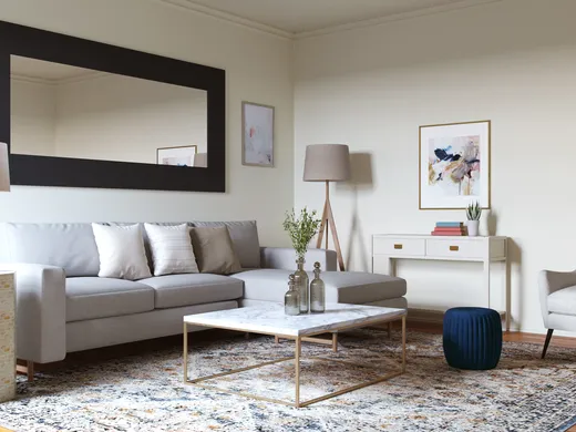 Living Room · Contemporary designed by Laura