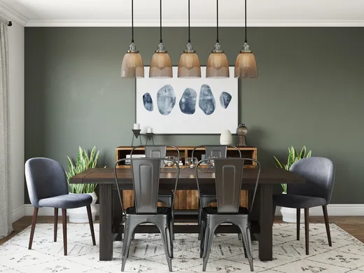 Dining Room · Eclectic designed by Rocio