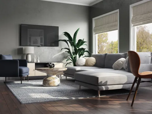 Living Room · Modern designed by Carlie