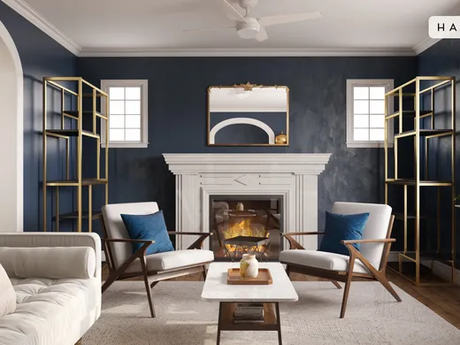 Living Room · Contemporary designed by Han