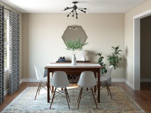 Dining Room · Midcentury Modern designed by Adrian
