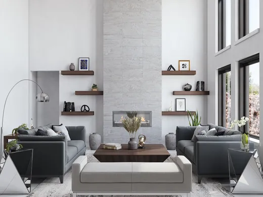 Living Room · Modern designed by Masooma