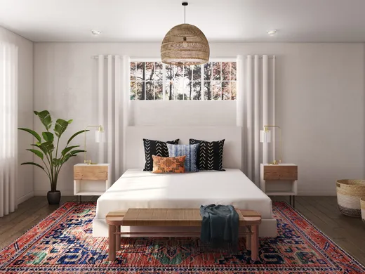 Bedroom · Bohemian designed by Rafaela