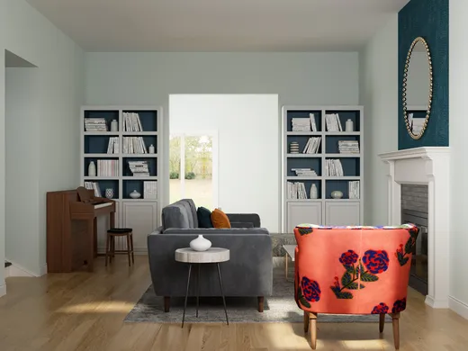 Living Room · Eclectic designed by Joanna