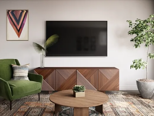 Living Room · Eclectic designed by Sarah