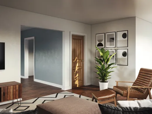 Living Room · Contemporary designed by Amairani