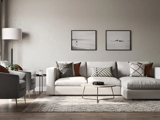 Living Room · Contemporary designed by Madeline