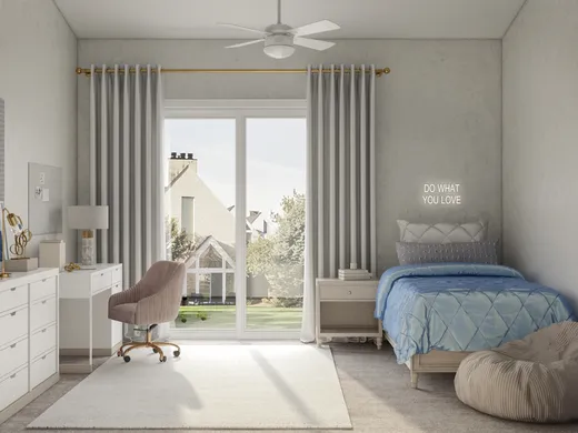Bedroom designed by Brea
