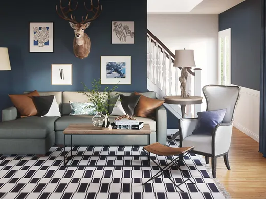 Living Room · Contemporary designed by Annie
