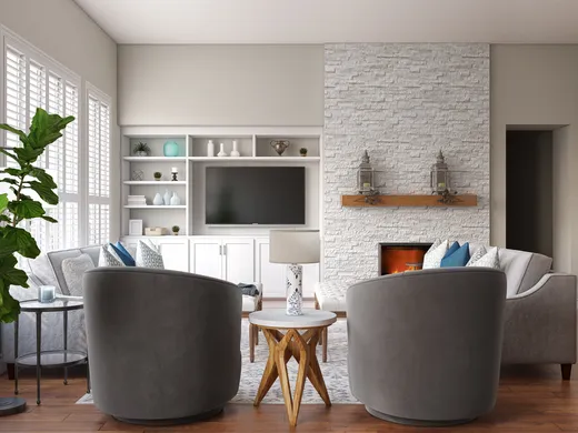 Living Room · Traditional designed by Madeline