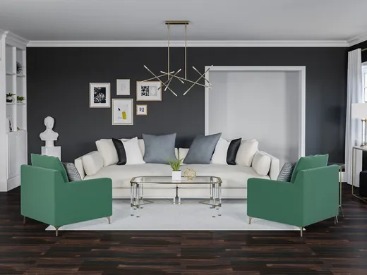 Living Room · Contemporary designed by Karen