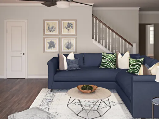 Living Room · Coastal designed by Natalie