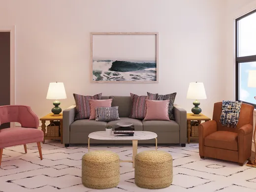 Living Room · Eclectic designed by Sam