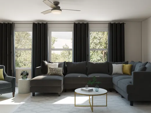 Living Room · Contemporary designed by Christine