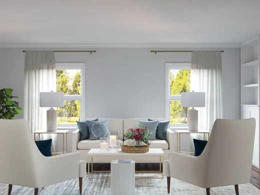 Living Room · Coastal designed by Tatiana