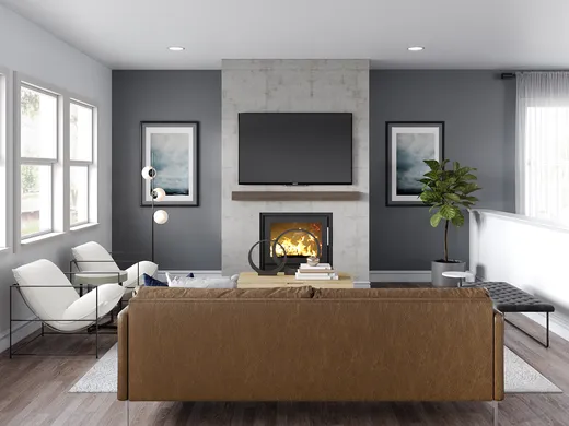 Living Room · Industrial designed by Karen