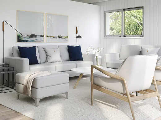 Living Room · Coastal designed by Robyn