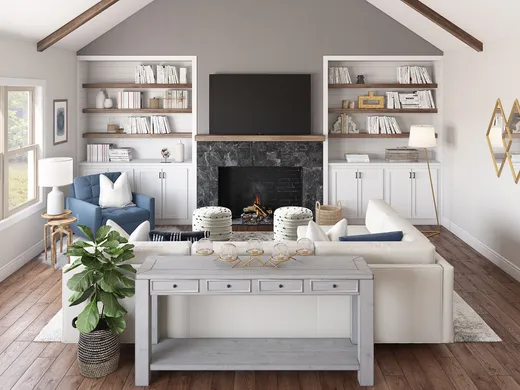 Living Room · Modern designed by Sam