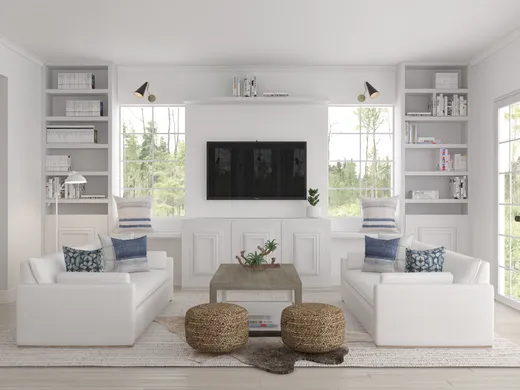 Living Room · Eclectic designed by Stacy