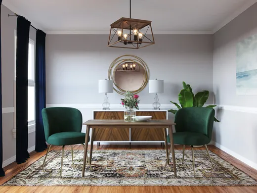 Dining Room · Midcentury Modern designed by Olivia