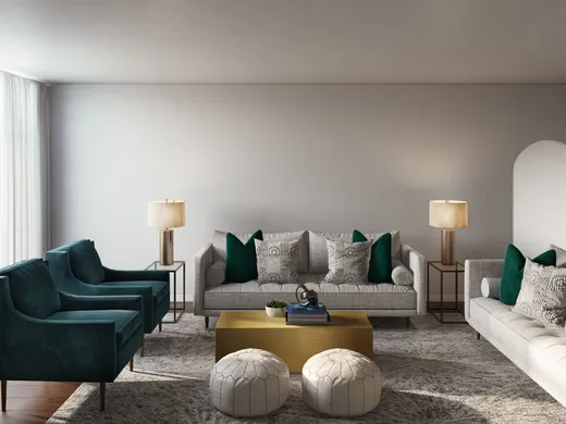 Living Room · Contemporary designed by Emily