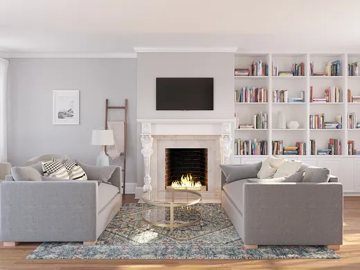 Living Room · Contemporary designed by Akira