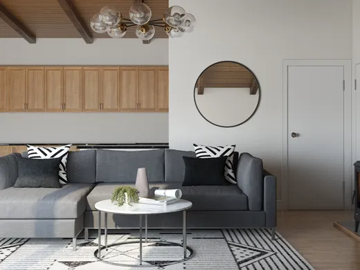 Living Room · Contemporary designed by Rocio