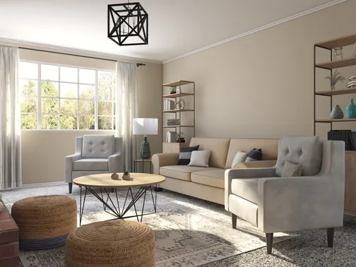 Living Room · Contemporary designed by Nina