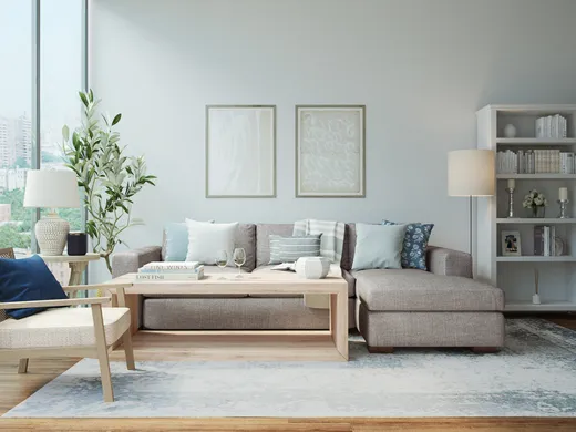 Living Room · Coastal designed by Ash