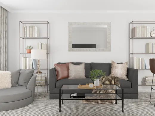 Living Room · Glam designed by LuAnne