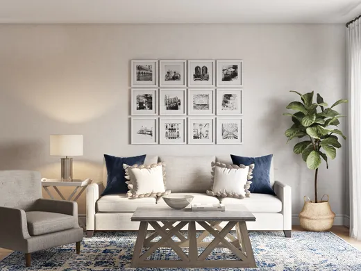 Living Room · Coastal designed by Amanda