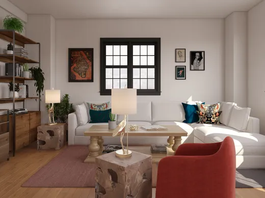 Living Room · Eclectic designed by Madison