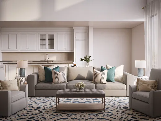 Living Room · Coastal designed by Austin