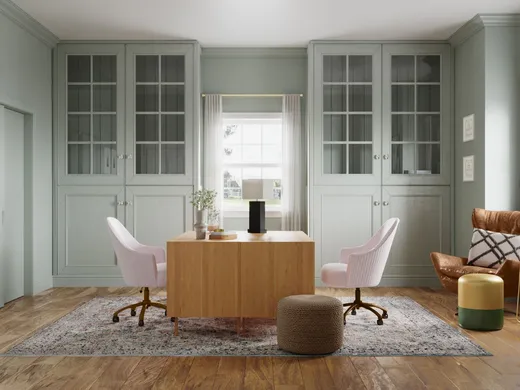 Office · Eclectic designed by Ana