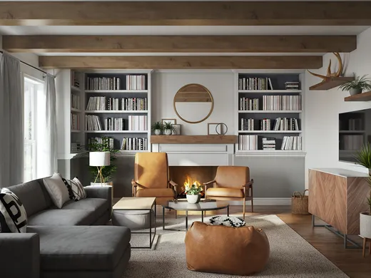 Living Room · Contemporary designed by Mariana