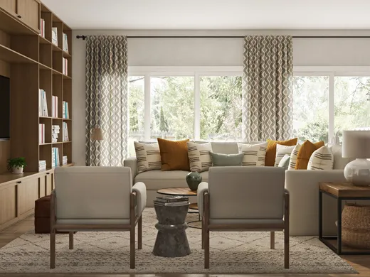 Living Room · Contemporary designed by Lisa