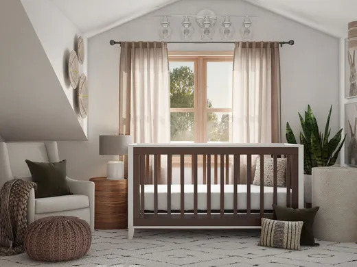Nursery · Midcentury Modern designed by Anny