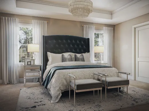Bedroom · Glam designed by Talia