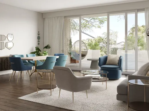 Living Room · Midcentury Modern designed by Hadasa