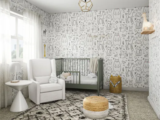 Nursery designed by Sarah