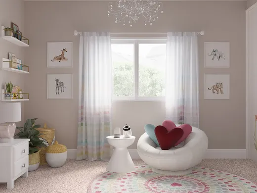 Nursery · Midcentury Modern designed by Denise