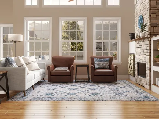 Living Room · Farmhouse designed by Sarah