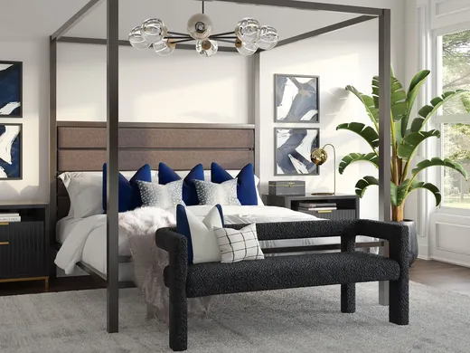 Bedroom designed by Brea