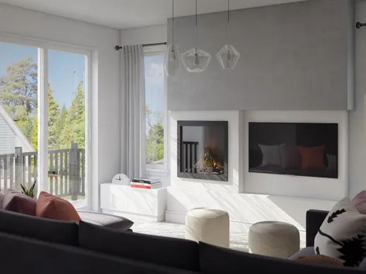 Living Room · Contemporary designed by Kylie