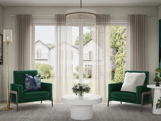 Living Room · Glam designed by Ariadna
