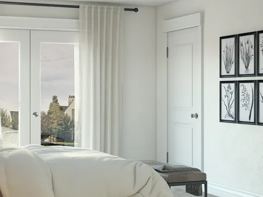Bedroom · Farmhouse designed by Austin