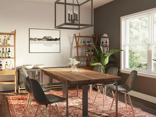 Dining Room · Midcentury Modern designed by Maria