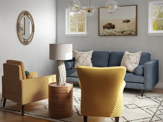 Living Room · Eclectic designed by Aubrey