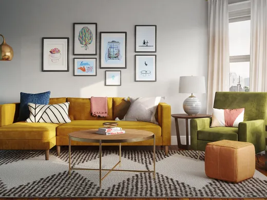 Living Room · Eclectic designed by Yoseika